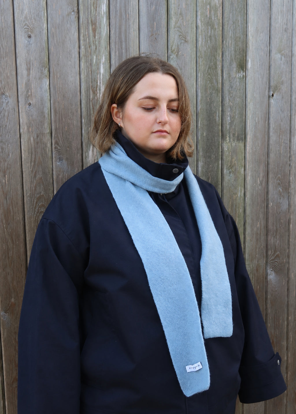 Skinny scarf - Sea blue