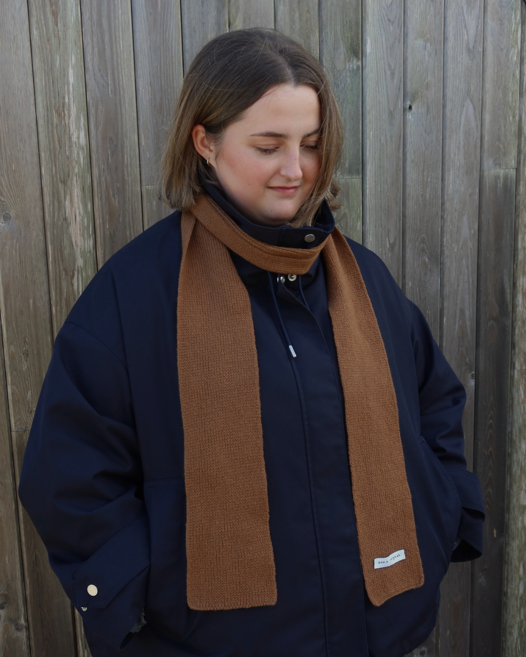 Skinny scarf - Copper
