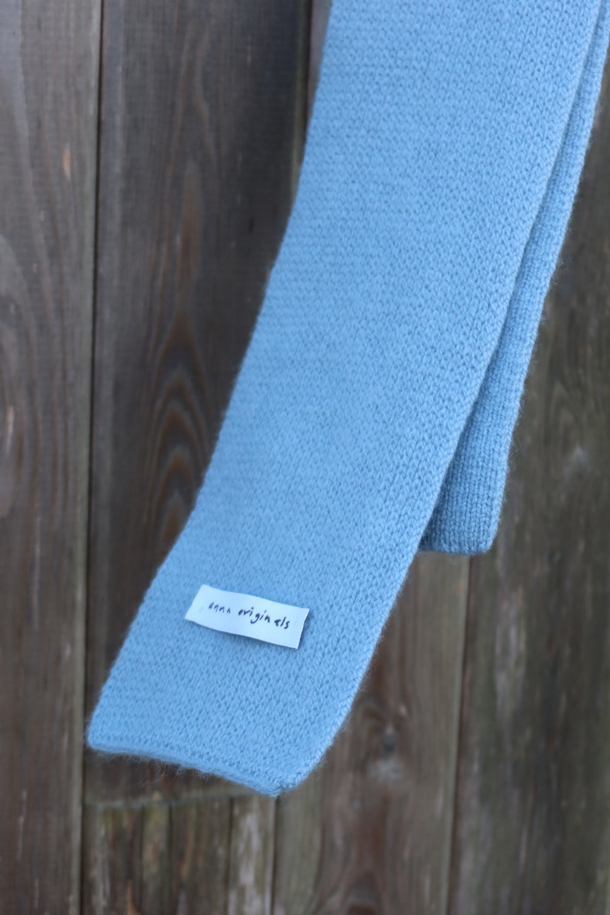 Skinny scarf - Sea blue